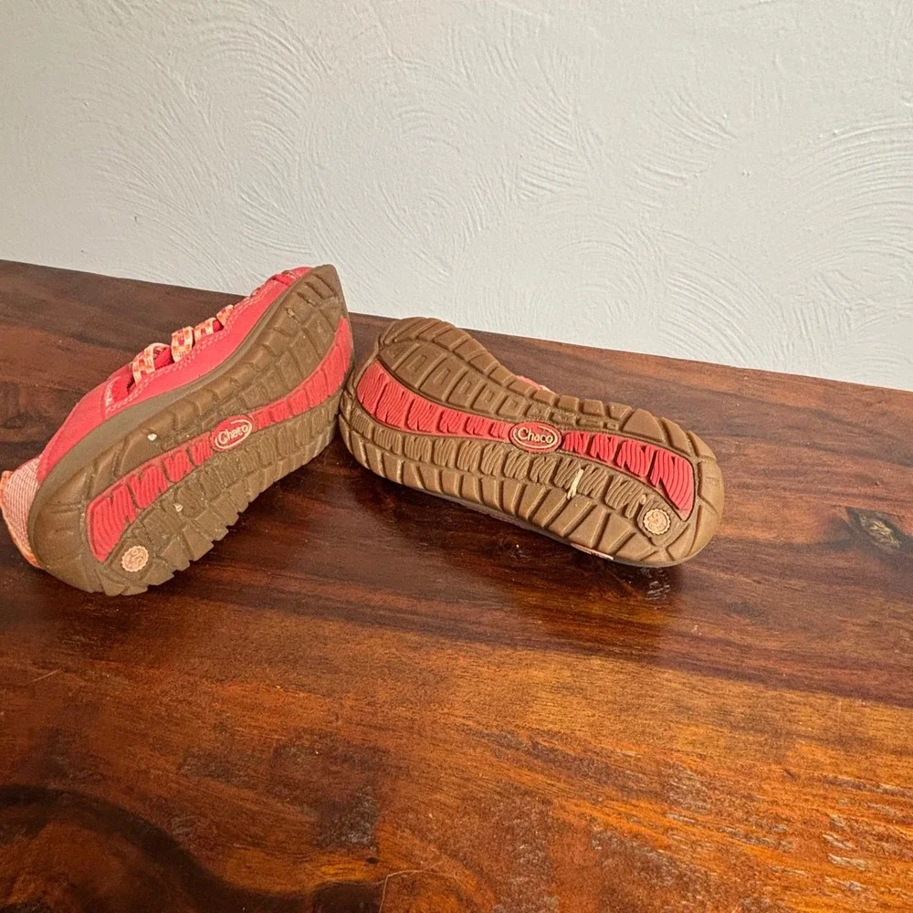 Chaco Kids‎ Water Sandals Coral Pink Orange Woven Straps Quick Dry Size Unknown